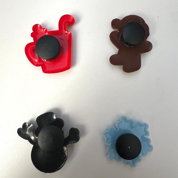 4 Piece Silicone Shoe Charms for Croc Style Shoes "Winter" - Picture 2 of 2